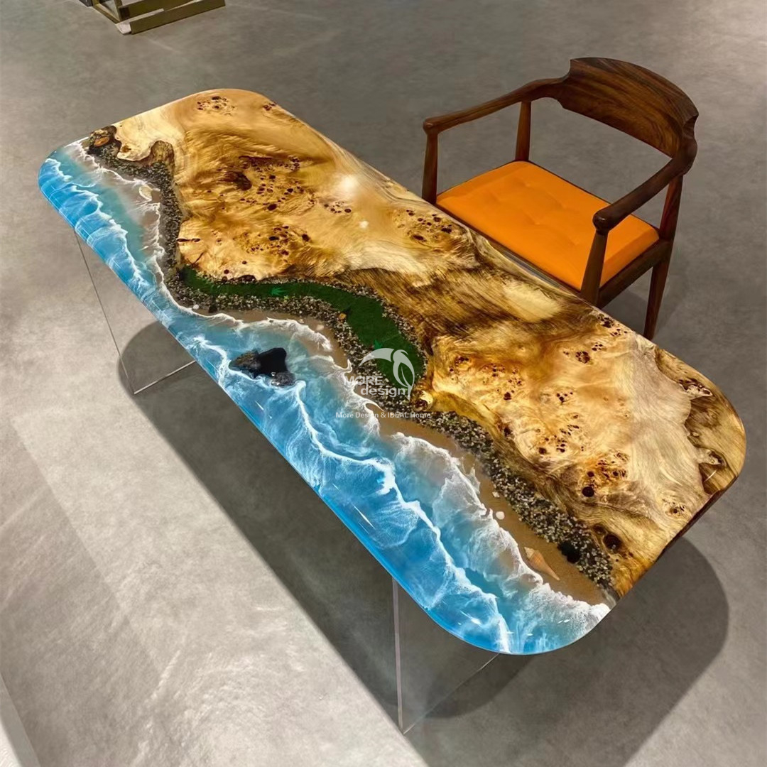 epoxy resin tablewd87 Product on Wuxi Ideal Furniture Co., Ltd.